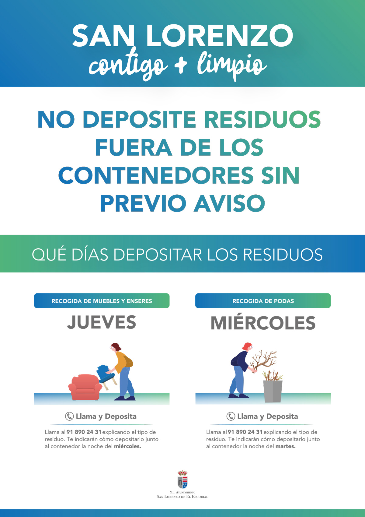 Recogida de muebles y podas